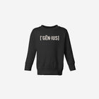 Little Humn Baby Toddler Black Genius Sweatshirt