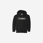 Little Humn Baby Toddler Black Unique Hoodie