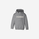 Little Humn Baby Toddler Grey Famous Hoodie
