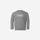 Little Humn Baby Toddler Grey Great Sweatshirt