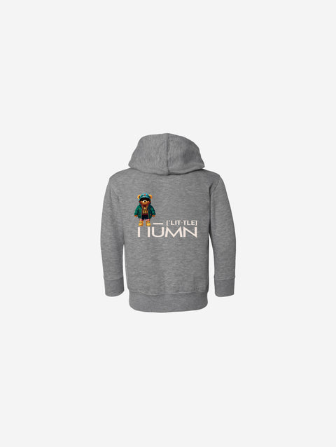Little Humn Baby Toddler Grey Icon Hoodie