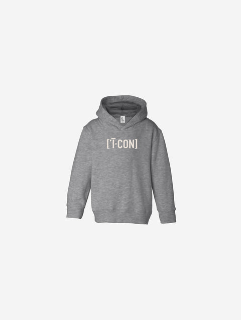 Little Humn Baby Toddler Grey Icon Hoodie
