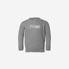 Little Humn Baby Toddler Grey Icon Sweatshirt