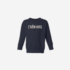Little Humn Baby Toddler Navy Genius Sweatshirt