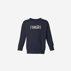 Little Humn Baby Toddler Navy Great Sweatshirt
