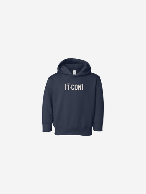 Little Humn Baby Toddler Navy Icon Hoodie