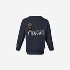 Little Humn Baby Toddler Navy Unique Sweatshirt