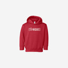 Little Humn Baby Toddler Red Unique Hoodie