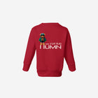 Little Humn Baby Toddler Red Unique Sweatshirt