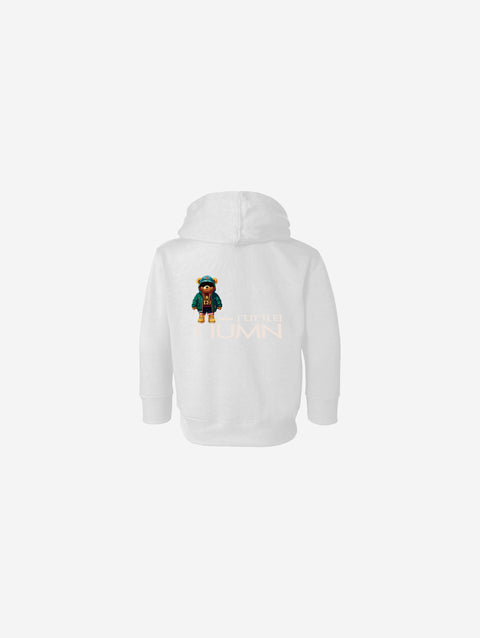 Little Humn Baby Toddler White Hero Hoodie