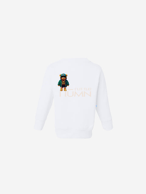 Little Humn Baby Toddler White Hero Sweatshirt