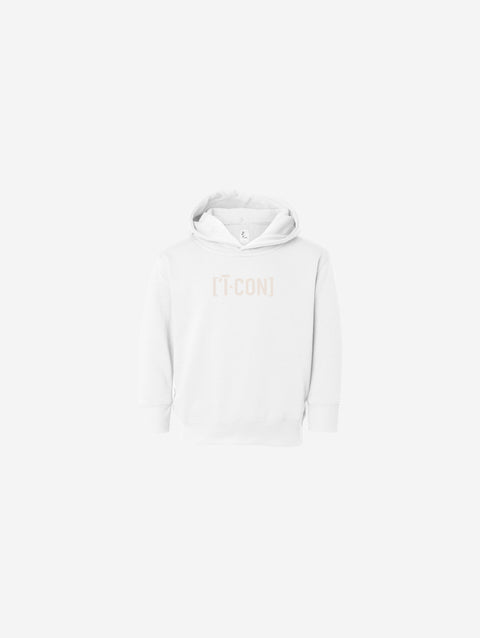 Little Humn Baby Toddler White Icon Hoodie