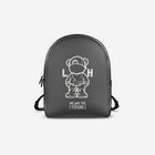 Little Humn GRA Gray Leather Backpack