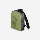 Little Humn GRN Green Leather Backpack
