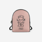 Little Humn PNK Pink Leather Backpack