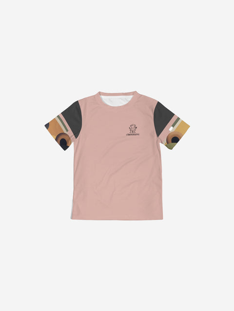 Little Humn LH University PNK Pink Kids Shirt