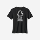 A sleek black t-shirt with the '[LITTLE]' logo positioned on the left chest.