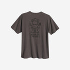 A charcoal-colored t-shirt featuring the minimalistic '[LITTLE]' logo on the left chest.
