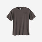 A charcoal-colored t-shirt featuring the minimalistic '[LITTLE]' logo on the left chest.