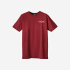A bold red t-shirt featuring the '[LITTLE]' logo on the left chest.