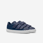 Little Humn Navy Polka Dots Cub Kids Strap Shoes