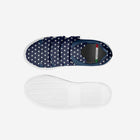 Little Humn Navy Polka Dots Cub Kids Strap Shoes