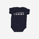 Little Humn NVY Navy Lil Hu Bear Baby Onesie