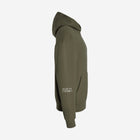 An olive green hoodie with the bold text "[‘TĒĒN]" in white, minimalist design, featuring a pullover style.