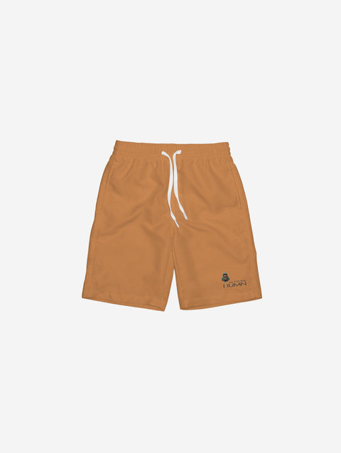 Little Humn Orange Lil Hu Bear Kids Trunks