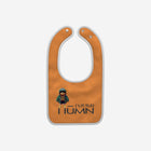 Little Humn Shine Orange Lil Hu Baby Bib