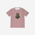 Little Humn Pink Lil Hu Bear Kids Tee