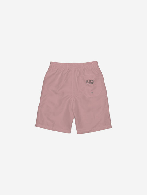 Little Humn Pink Lil Hu Bear Kids Trunks