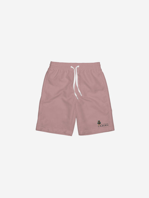 Little Humn Pink Lil Hu Bear Kids Trunks