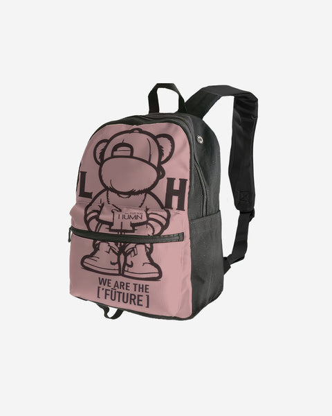 Little Humn PNK Pink Canvas Backpack