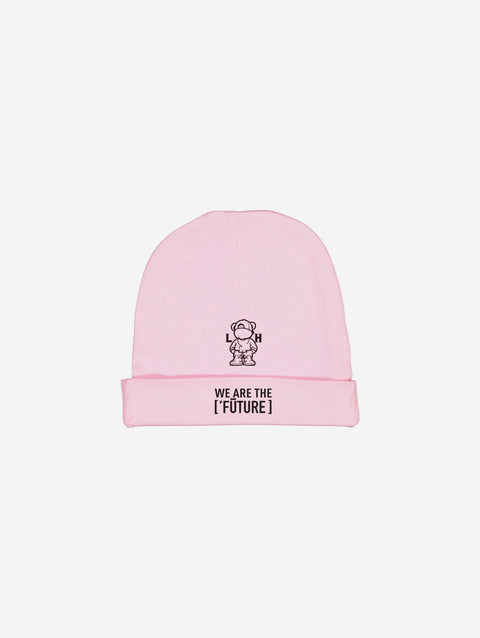Little Humn Pink LH University Baby Rib Cap