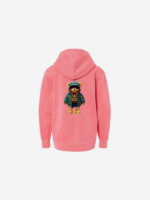 Little Humn Pink Pigment Youth Hoodie