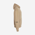 A beige-colored sandstone hoodie with the bold text "[‘TĒĒN]" in black, minimalist design, featuring a pullover style.