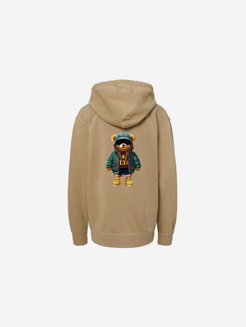 Little Humn Sandtone Tan Pigment Youth Hoodie