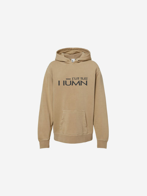 Little Humn Sandtone Tan Pigment Youth Hoodie