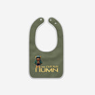 Little Humn Soldier Green Lil Hu Baby Bib