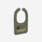 Little Humn Soldier Green Lil Hu Baby Bib