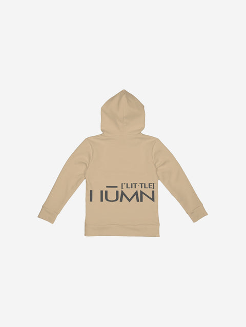 Little Humn Tan Lil Hu Bear Kids Hoodie