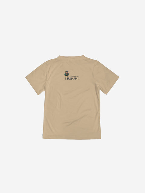 Little Humn Tan Lil Hu Bear Kids Tee
