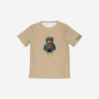Little Humn Tan Lil Hu Bear Kids Tee