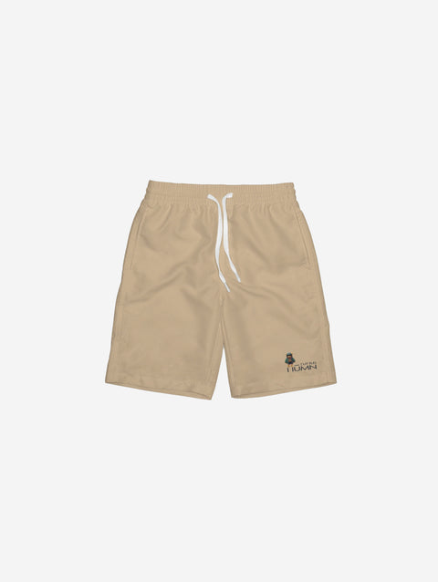 Little Humn Tan Lil Hu Bear Kids Trunks