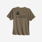 Muted brown heavyweight tee with bold "[‘TEĒN]" text, perfect for teens seeking earthy tones and lasting quality.