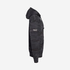 A black camouflage print hoodie with the text "[‘TEEN]" printed in bold white lettering across the chest. The design blends subtle camo tones with a sleek streetwear aesthetic.
