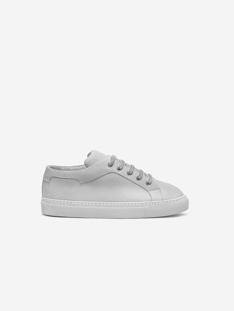 Little Humn White Low Top Champ Kids Shoes