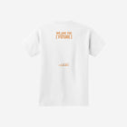 A crisp white youth t-shirt with the signature ['ro] bear design and empowering "Go Like ['RO]" slogan. Perfect for casual wear.