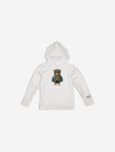 Little Humn Bone Lil Hu Bear Kids Hoodie
